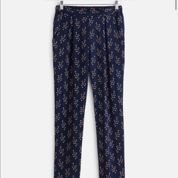 NWT See U Soon Anthropologie Blue Slim Ankle Trouser Pants Office Career Sz 4 - Picture 2 of 13